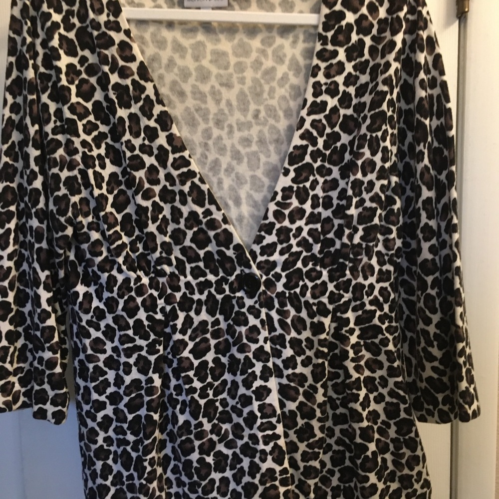 Leopard cardigan